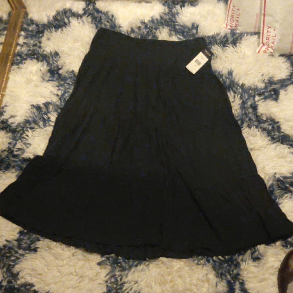 chaps denim skirt